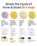 Norse Organics | The Complete System for Pimples 2.0 | 4 Step Skincare Kit with Natural Arctic Herbs | Includes Pimple Stopper Day & Night Balms, Scar Balm, Face Scrub | For All Skin Types (4 pcs) - Image 3
