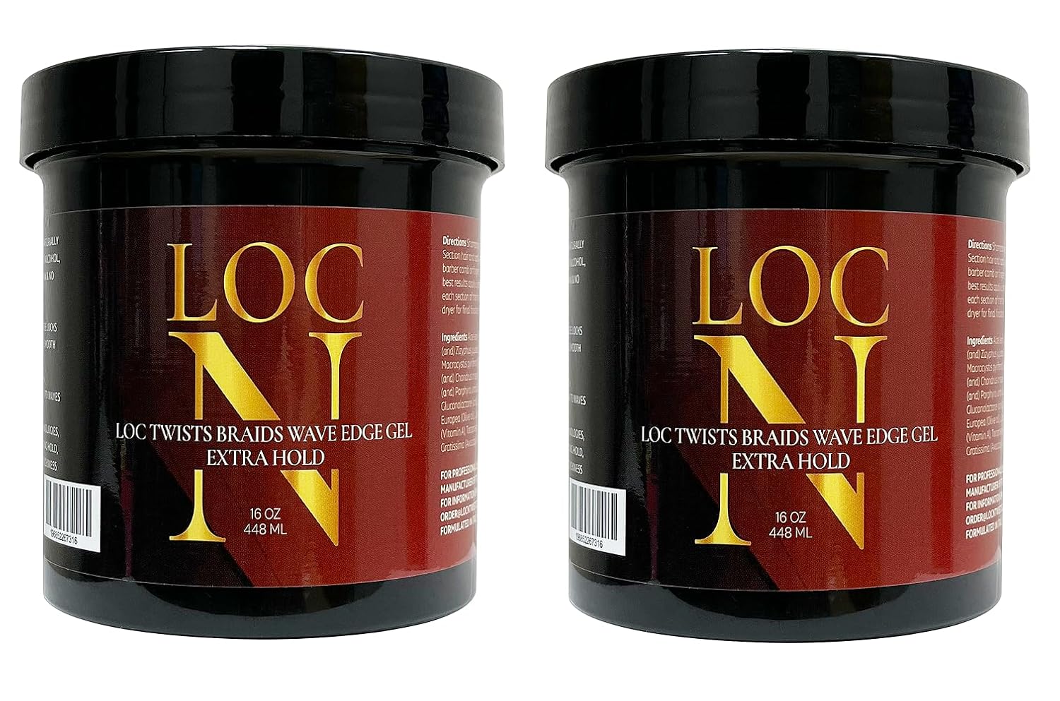 7180HmERUsL._SL1500_.jpg LOC N EDGE GEL EXTRA HOLD 16 Oz."Pack of 2" - Image 1