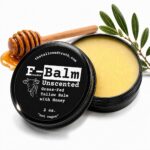 The Tallowed Truth Beef Tallow Balm for Skin & Face, Unscented Honey Balm | Beef Tallow for Skin and Face, 4-Ingredient Moisturizer, Grass-Fed, Made in Canada, Unscented, 2 oz
