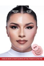 One Size Ultimate Blurring Setting Powder Full Size - Ultra Pink - for Fair to Medium Skin Tones - Image 5